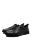 Imagine Pantofi sport plain black, din piele naturală FNXY130