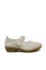 Imagine Pantofi perforați cu baretă bej din piele naturală RIK41399-60