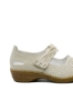 Imagine Pantofi perforați cu baretă bej din piele naturală RIK41399-60