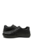 Imagine Pantofi comozi negri din piele naturală granulată RIK05228-00