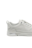 Imagine Pantofi sport albi din piele naturală, cu detaliu metalic FNX7662