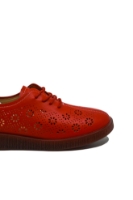 Imagine Pantofi vară damă roșii din piele naturală OTR540015