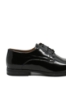 Imagine Pantofi eleganți derby negri din piele naturală lăcuită MIR12097