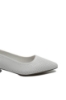 Imagine Pantofi damă albi decupați din piele naturală OTR40008