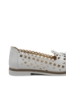 Imagine Pantofi damă albi din piele naturală cu perforații dantelate MIR105
