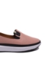 Imagine Pantofi comozi cu talpa înaltă roz din piele naturală MIR444