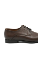 Imagine Pantofi eleganți derby maro din piele naturală MIR12097