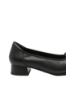 Imagine Pantofi damă cu aplicație cu ștrasuri, negri, din piele naturală FNX5598
