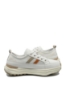 Imagine Pantofi sport damă din piele naturală și plasă, crem apricot FNX18002-8