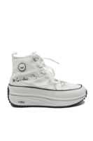 Imagine Sneakers high-top albi din material textil RIK90012-80