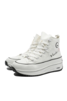 Imagine Sneakers high-top albi din material textil RIK90012-80