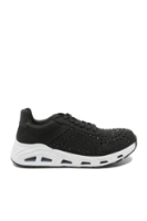 Imagine Pantofi sport damă negri cu strasuri aplicate RIKN5201-00