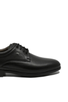 Imagine Pantofi bărbați comozi anatomici, negri, din piele naturală GOR2023