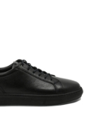 Imagine Pantofi sport bărbați, negri, cu șiret, din piele naturală GOR065