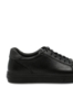 Imagine Pantofi sport bărbați, negri, cu șiret, din piele naturală GOR065