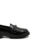 Imagine Pantofi loafer trendy negru lucios din lac FNX8301-35