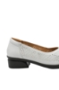 Imagine Pantofi vară damă albi din piele naturală cu model perforat OTR140029
