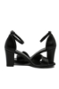 Imagine Sandale elegante cu baretă la gleznă, negre, din piele naturală MIR0139