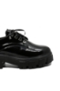 Imagine Pantofi damă cu talpa înaltă, negri, din lac FLO112