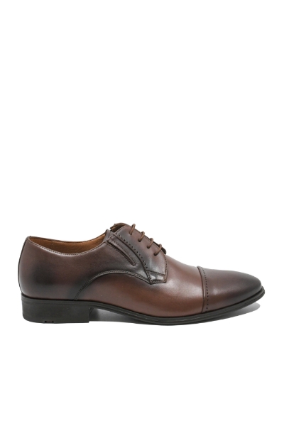 Imagine Pantofi eleganți Denis stil oxford maro, din piele naturală 6850VITM