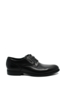 Imagine Pantofi negri eleganți Denis pentru bărbați din piele naturală 6807VITN