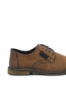Imagine Pantofi casual maro din piele întoarsă RIK13439-24