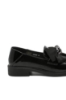 Imagine Pantofi loafer damă negri din lac cu fundiță OTR450040