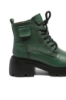 Imagine Ghete damă la modă, din piele naturală, verde patinat FNX8099GREEN