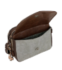 Imagine Gentuță crossbody cu 3 compartimente și clapetă, maro deschis, colecția Core, 39813-349