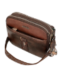 Imagine Gentuță crossbody cu 3 compartimente și clapetă, maro deschis, colecția Core, 39813-349