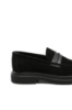 Imagine Loaferi bărbați slip-on negri din piele întoarsă TR409NV