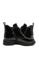 Imagine Botine joase negre din lac, cu model lanț OTR50007NL