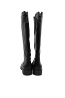Imagine Cizme damă îmblănite, negre, din piele naturală REMR6576-01N