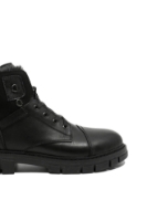 Imagine Bocanci negri îmblăniți, pentru bărbați, din piele naturală RIK32219-00