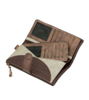 Imagine Portofel mare cu protecție RFID, maro, colecția Core 39809-906