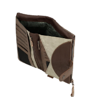 Imagine Portofel mare cu protecție RFID, maro, colecția Core 39809-906