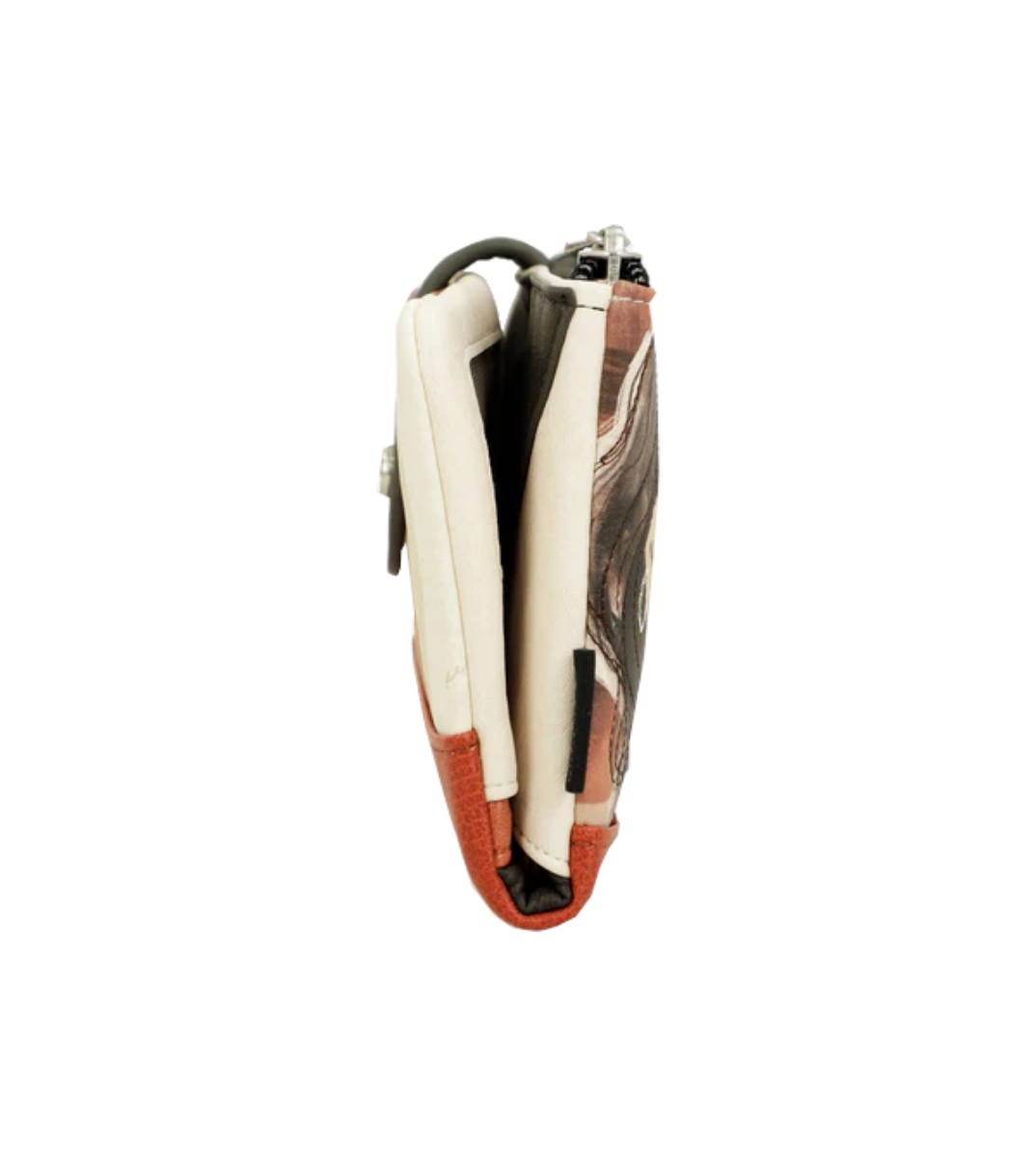 Imagine Portofel flexibil mare cu protecție RFID, bej-cărămiziu, colecția Alma, 40709-906