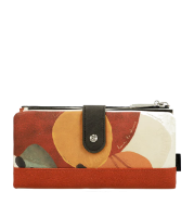 Imagine Portofel flexibil mare cu protecție RFID, bej-cărămiziu, colecția Alma, 40709-906