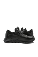 Imagine Pantofi sport cu design modern, negri, din piele naturală FNX5215