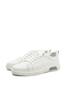 Imagine Pantofi sport bărbați perfect albi, din piele naturală FNX83055 