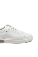 Imagine Pantofi sport bărbați perfect albi, din piele naturală FNX83055 