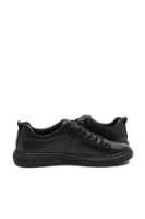 Imagine Pantofi sport bărbați perfect negri, din piele naturală FNX83055 