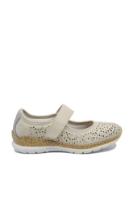 Imagine Pantofi damă confortabili bej cu model perforat RIKN4299-60