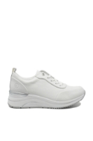 Imagine Pantofi sport albi din piele naturală cu aspect granulat REMD0T11-80