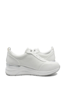 Imagine Pantofi sport albi din piele naturală cu aspect granulat REMD0T11-80