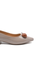 Imagine Balerini eleganți cu vârf ascuțit, pink din lac OTR460002