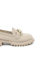 Imagine Loaferi damă cu platformă bej din piele naturală OTR140001