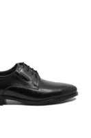 Imagine Pantofi eleganți negri impecabili din piele naturală FNX7065-056