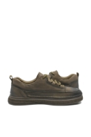 Imagine Pantofi practici bărbați gri, din piele naturală granulată FNX2802