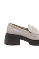 Imagine Loaferi moderni cream din piele naturală FNX66319